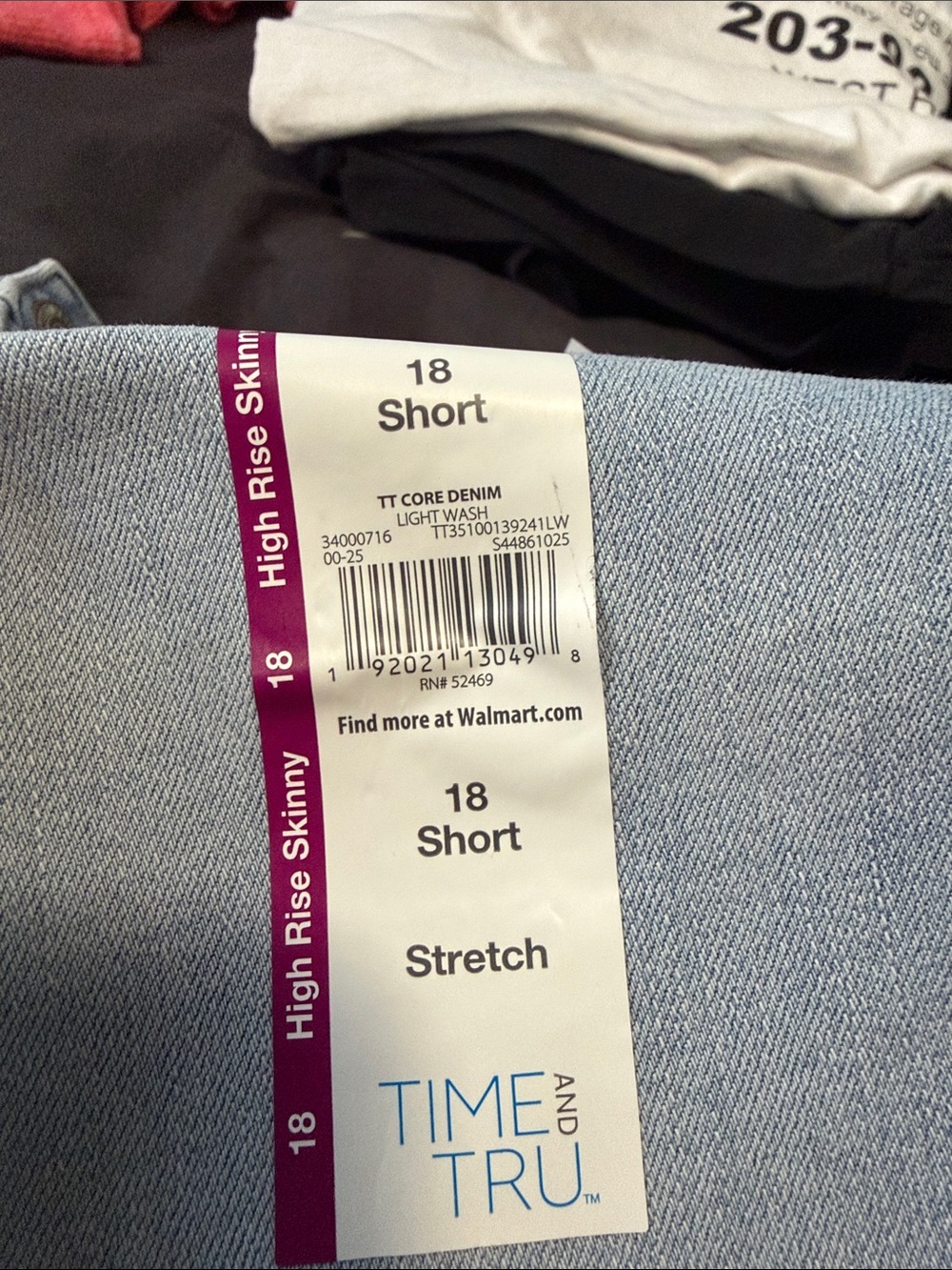 Time and Tru Light Blue Skinny Jeans - Picture 5 of 5